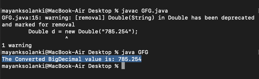 Java中的BigDecimal valueOf方法