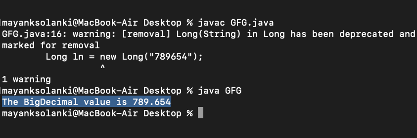 Java中的BigDecimal valueOf方法