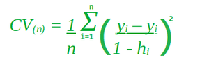 R编程中的LOOCV(Leave One Out Cross-Validation)