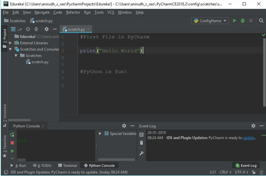 如何使用PyCharm