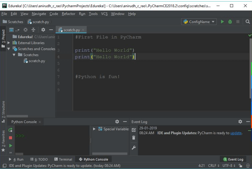 如何使用PyCharm