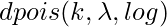 R编程中的泊松函数
