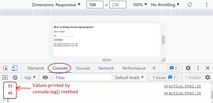 如何调试JavaScript程序？