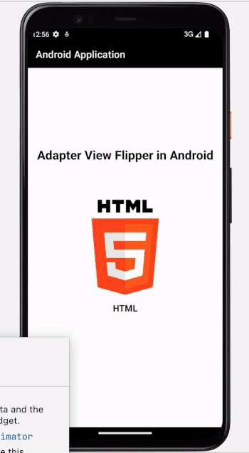 Android中的AdapterViewFlipper与实例