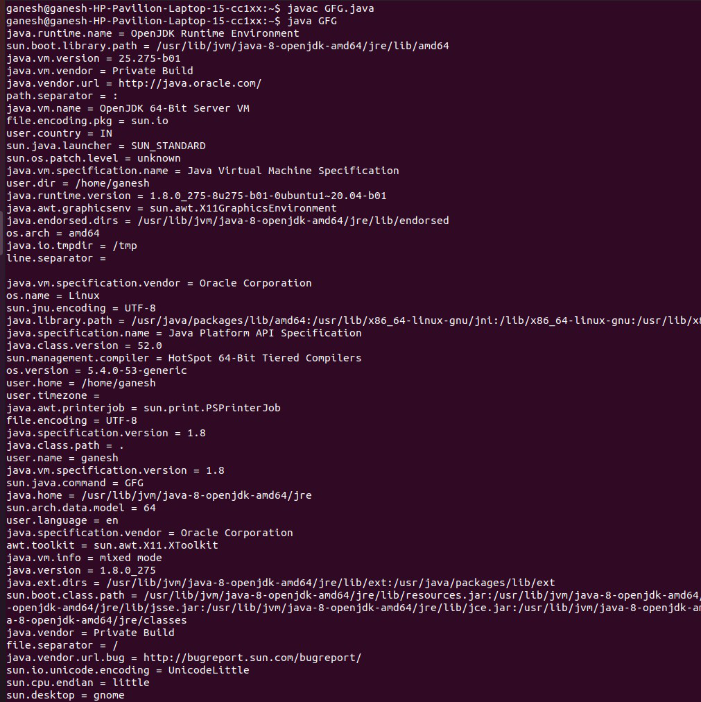 Java中的属性类 Java中的属性类