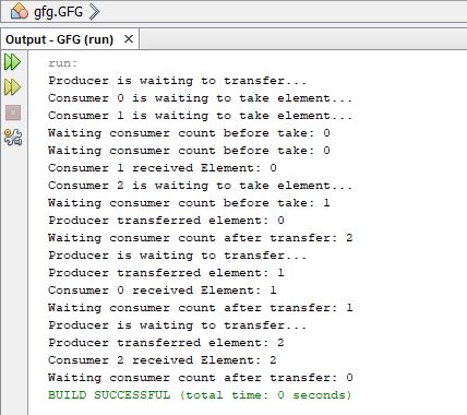 Java中的LinkedTransferQueue getWaitingConsumerCount方法及示例