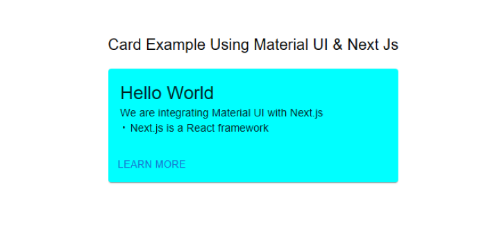 如何在Next.js中使用Material-UI？