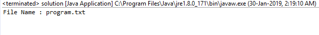 Java中的文件getName方法及示例