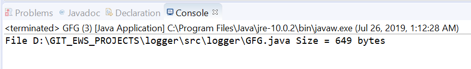 Java中的文件大小方法及实例