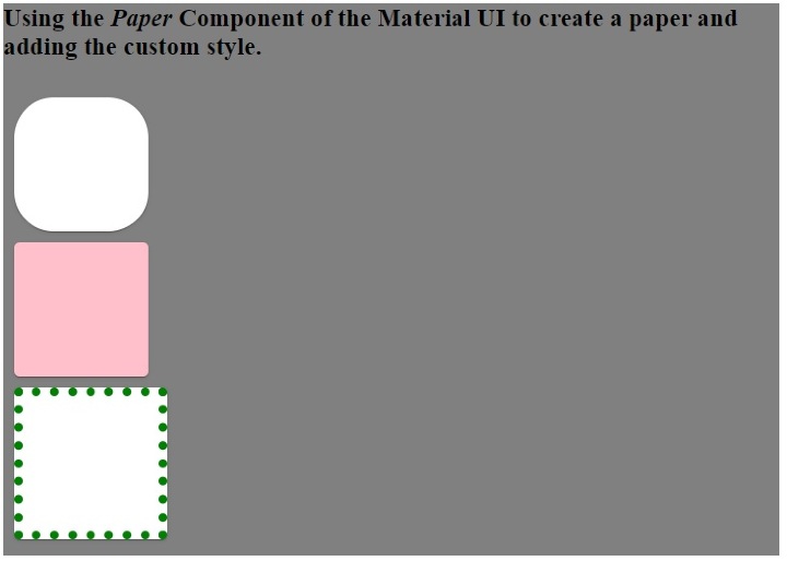 如何在ReactJS中使用Paper组件？