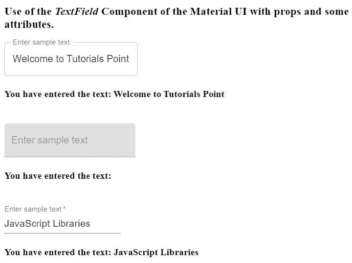 如何在Material UI中使用TextField组件？