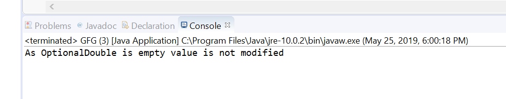 Java中的OptionalDouble ifPresent方法及示例