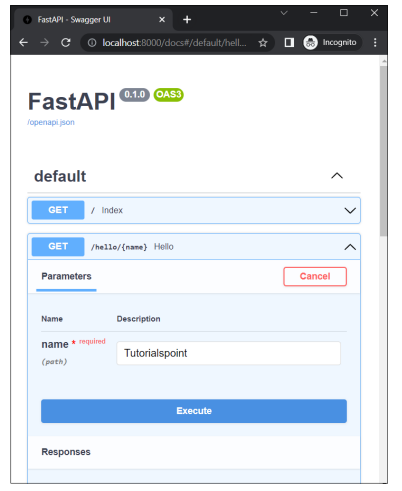 FastAPI - 路径参数