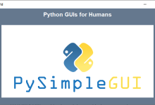 PySimpleGUI 图像元素|极客教程
