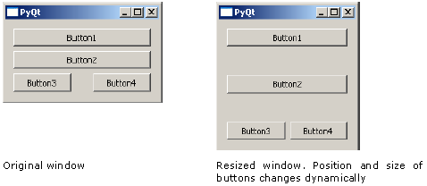 PyQt - QBoxLayout类