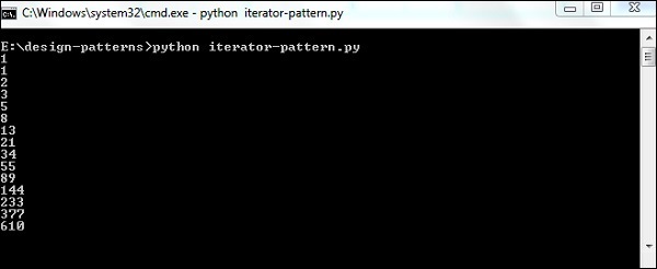 Python设计模式 - 迭代器