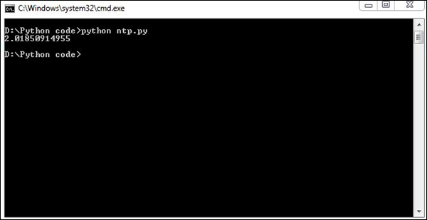 Python Forensics - Network Time Protocol