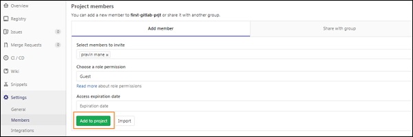 GitLab - 添加用户