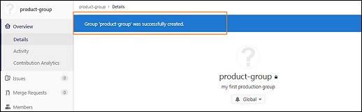 GitLab - 创建群组