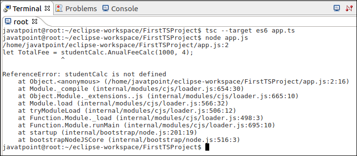 TypeScript 命名空间