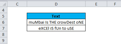 在Microsoft Excel中转换为正确的大小写？