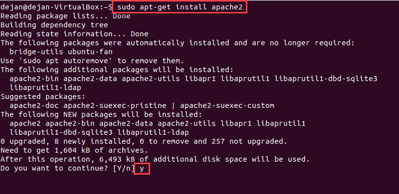 在Ubuntu上安装Httpd的方法