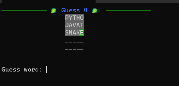 使用Python和Rich创建一个Wordle Clone