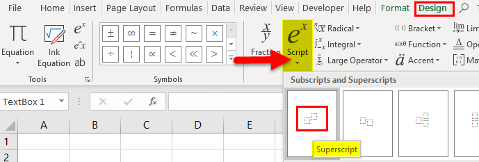 Excel 如何插入下标和上标