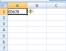 Excel 如何在数字前添加零