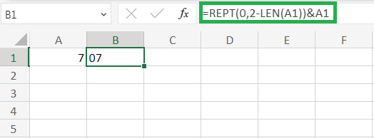 Excel 如何在数字前添加零