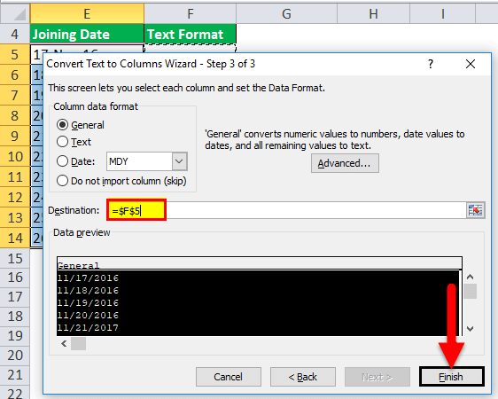 Excel 如何将日期转换为文本