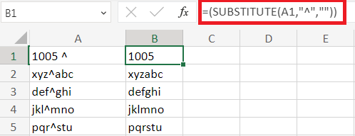 Excel 如何裁剪字符