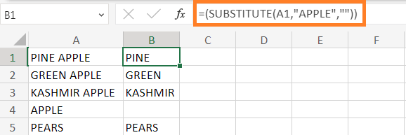 Excel 如何裁剪字符