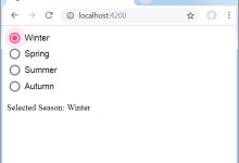 Angular Material 7 - 单选按钮|极客教程