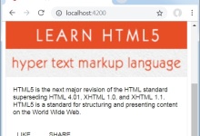 Angular Material 7 - 卡片|极客教程