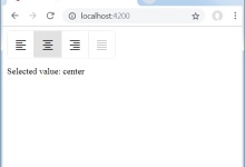 Angular Material 7 - 切换按钮|极客教程