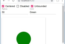 Angular Material 7 - 波纹|极客教程