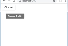 Angular Material 7 - 工具提示|极客教程