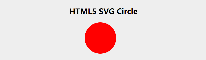 HTML5 - SVG