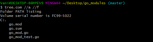 Golang 如何创建模块