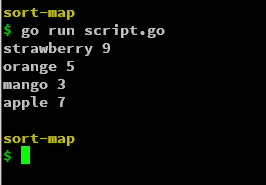 Golang 如何按Map的键或值排序