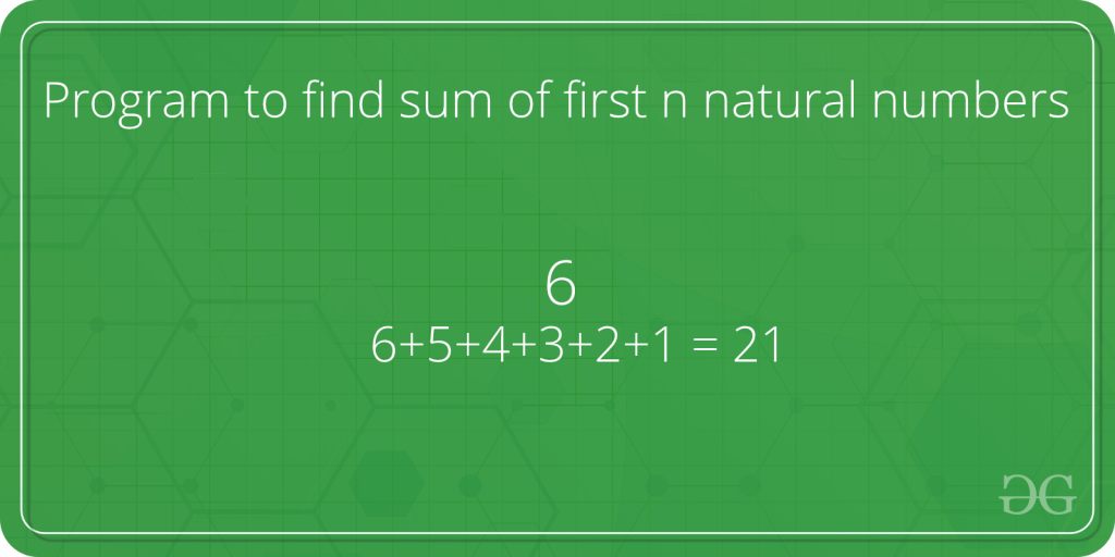 C++程序 查找前N个自然数的和