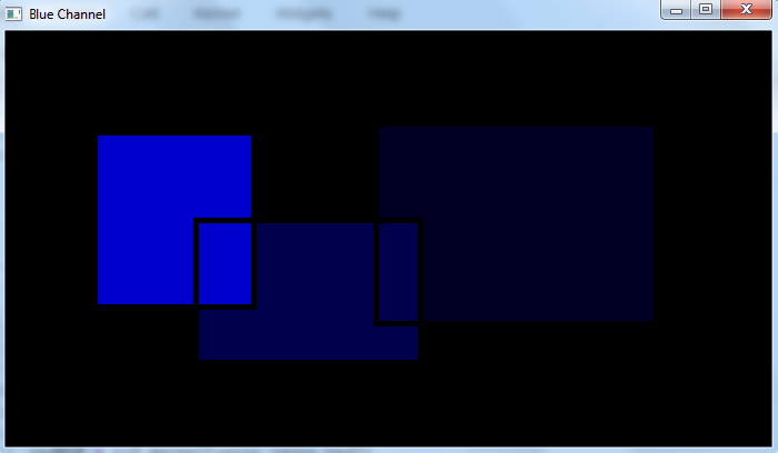 如何在OpenCV Python中将图像拆分成不同的色彩通道？