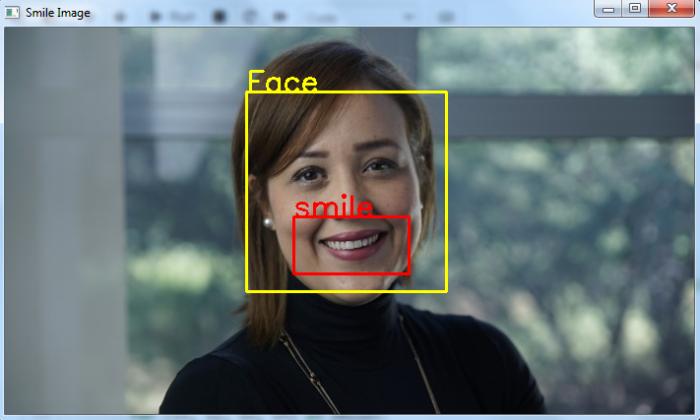 使用Python中的OpenCV和Haar级联检测器进行微笑检测