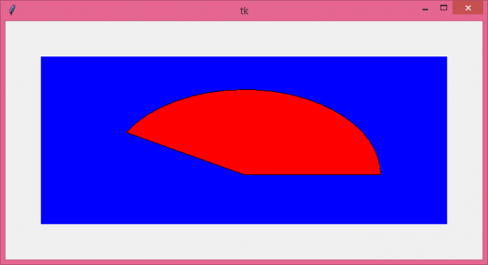 如何在tkinter画布上绘制弧形？
