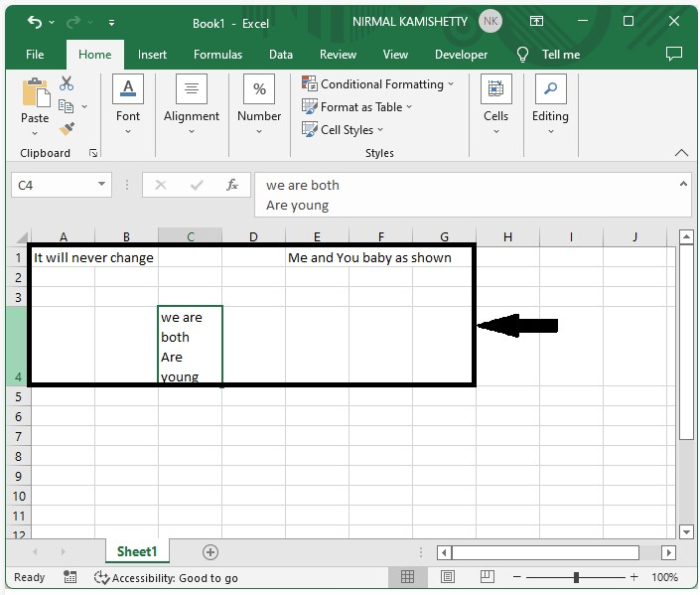 如何在Excel中自动调整合并单元格的行高？