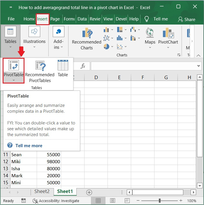  Excel 