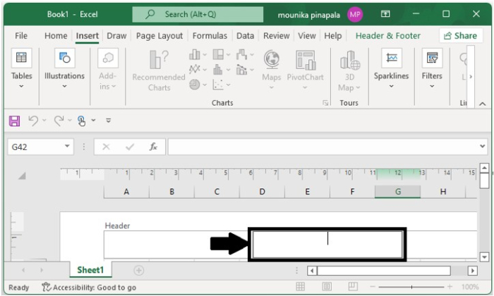 如何在Excel工作表的第一页中添加页眉或页脚？