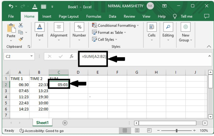 如何在 Excel 中添加或总结超过 24 小时的时间？