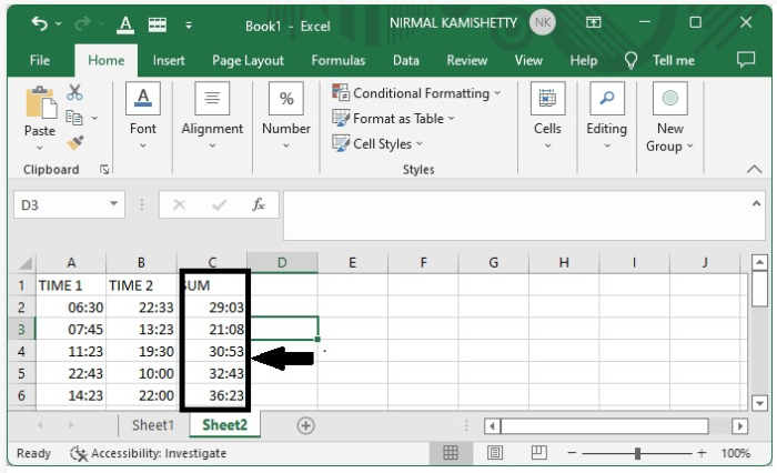 如何在 Excel 中添加或总结超过 24 小时的时间？